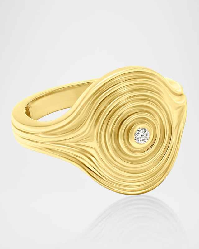 18K Universum Diamond Pinky Ring